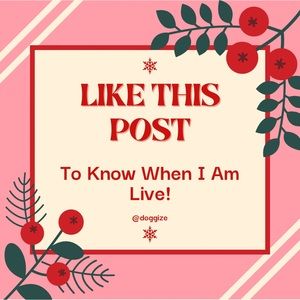 Like This Post To Know When My Live Shows Are & To Know When I Am Live!!